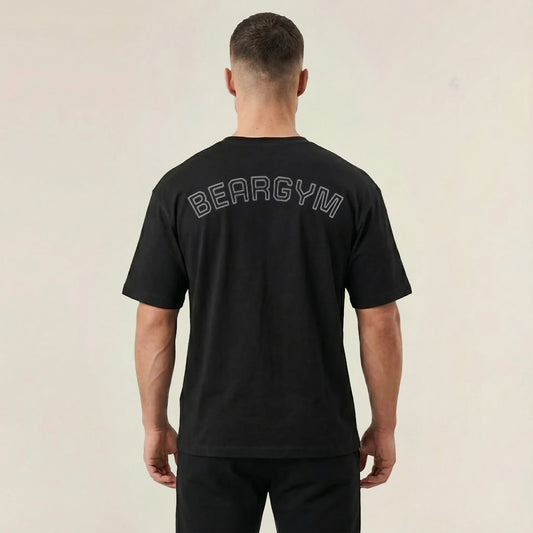 Bear Gym logo Tee | Athletic Bear Graphic T-Shirt