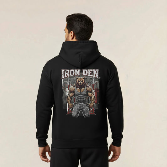 Gym Animal Cartoon Hoodie — Agressive Powerful Modern Design