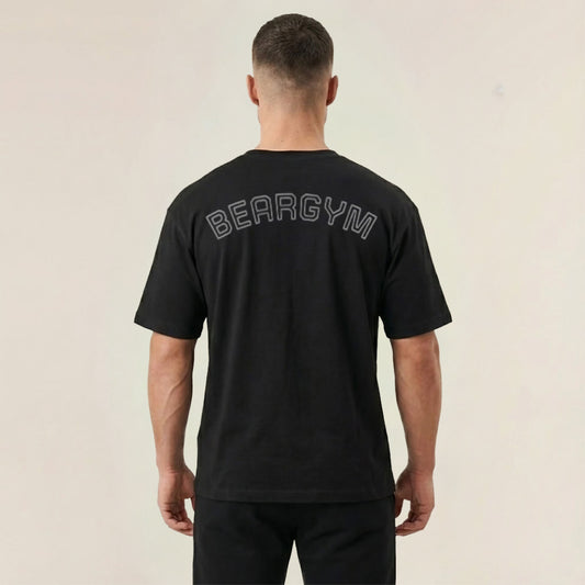 Bear Gym logo Tee | Athletic Bear Graphic T-Shirt